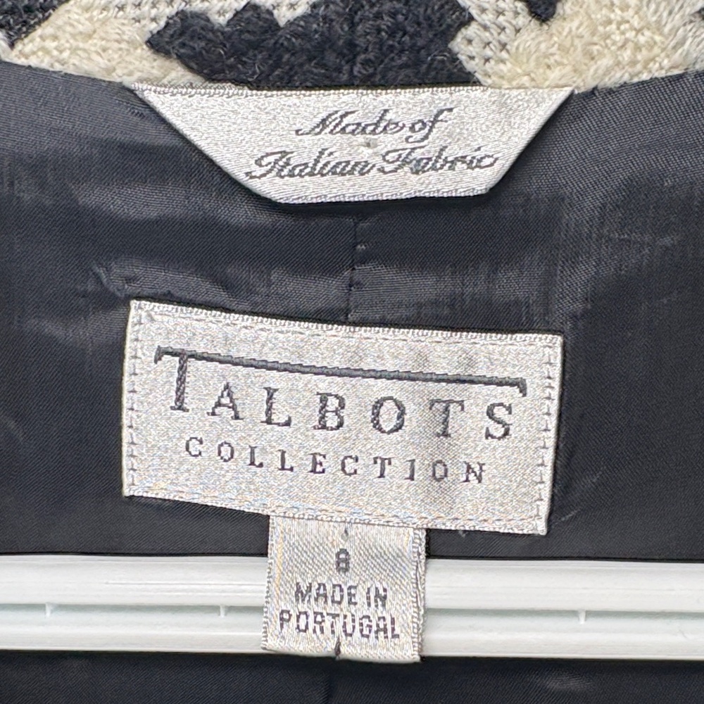Talbots Collection Houndstooth Blazer - Picture 3 of 6